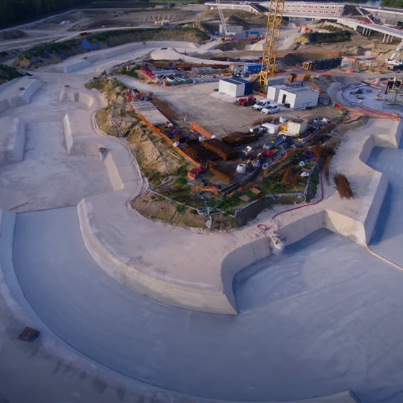 Stade d’eau vive VAIRES SUR MARNE vidéo entreprise CHARIER